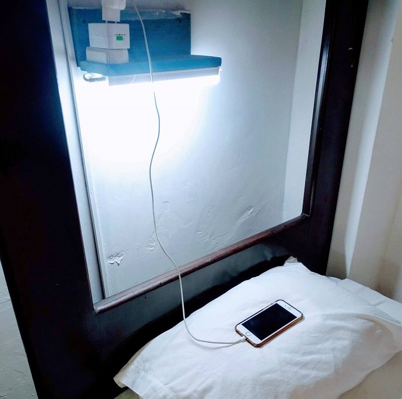 dorm with chargers